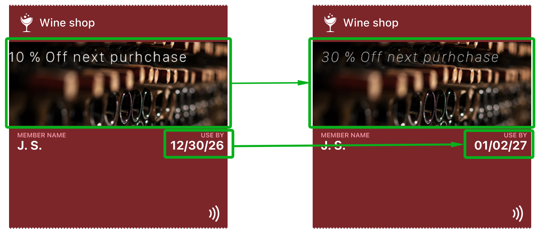 Date, time, and image pass updates