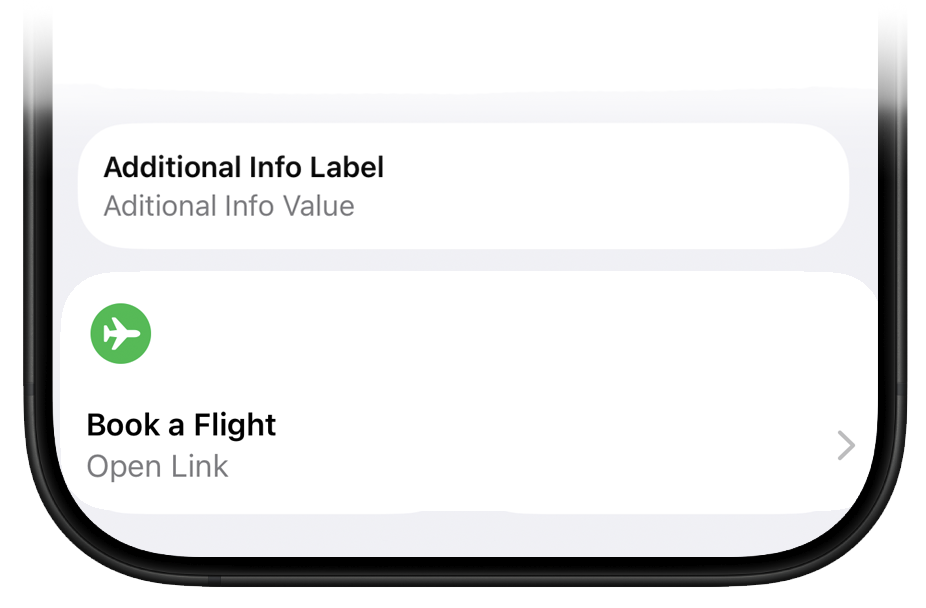 Single Featured Action displays as wide tile