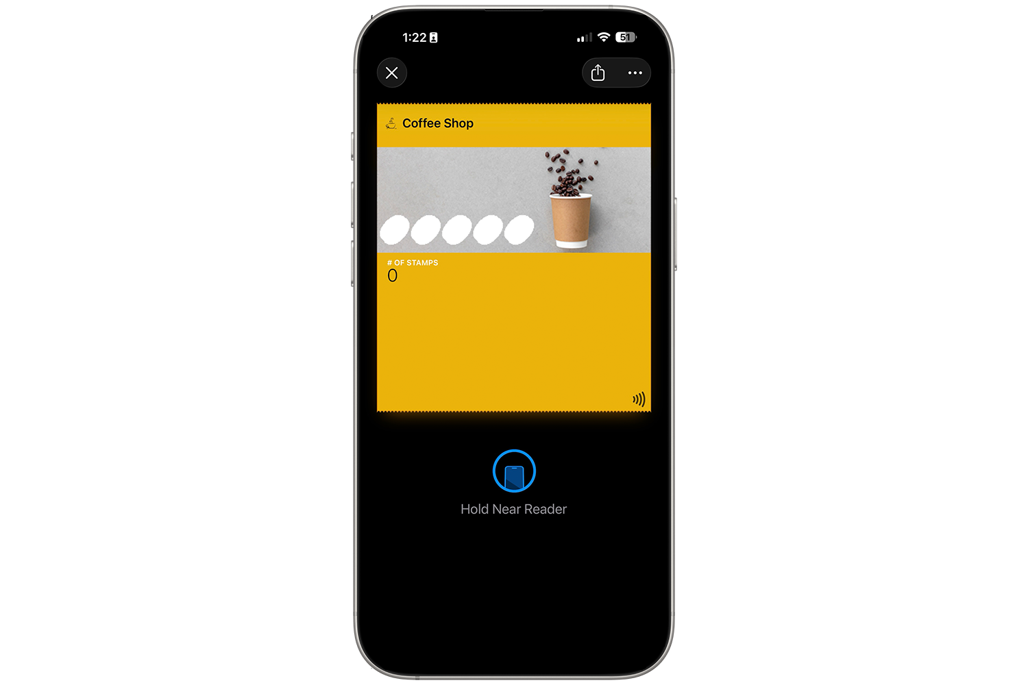 Pass loaded in Apple Wallet